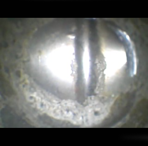 削孔後のシース表層部